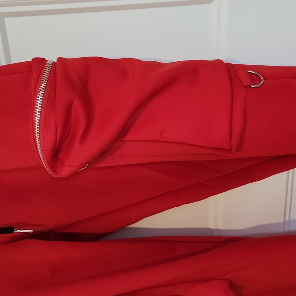 8ighth Dstrkt Red Jogging Pants with Lots of Pockets - Picture 6 of 8